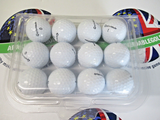 12 taylormade speedsoft golf balls pearl/pearl 1 grade