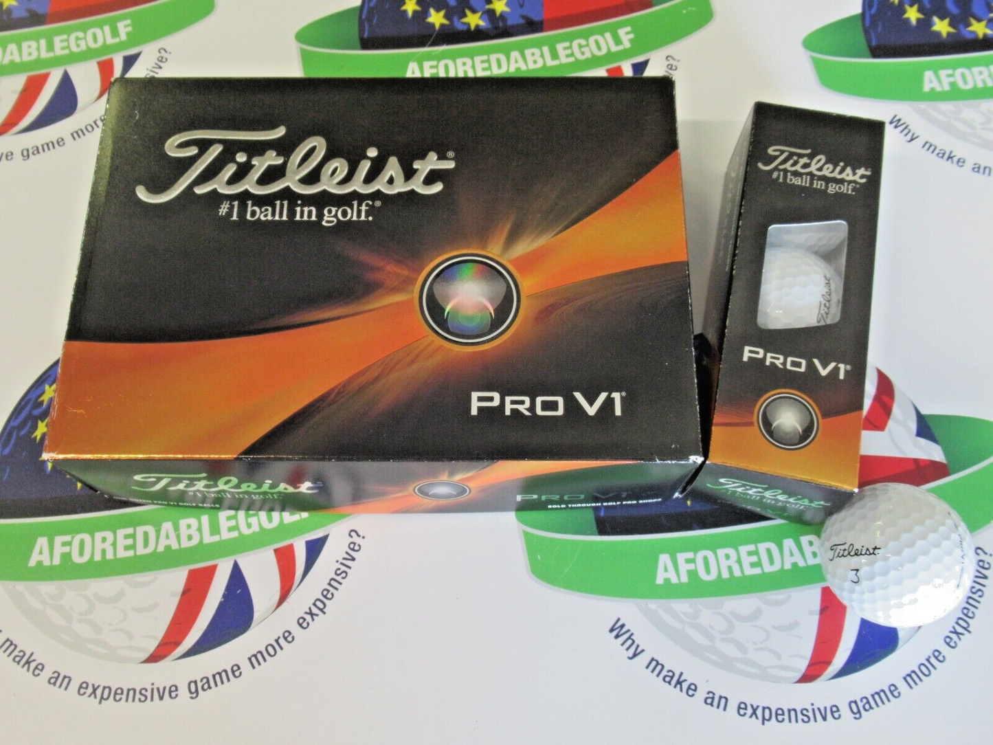 new 1 dozen titleist pro v1 2024 white golf balls