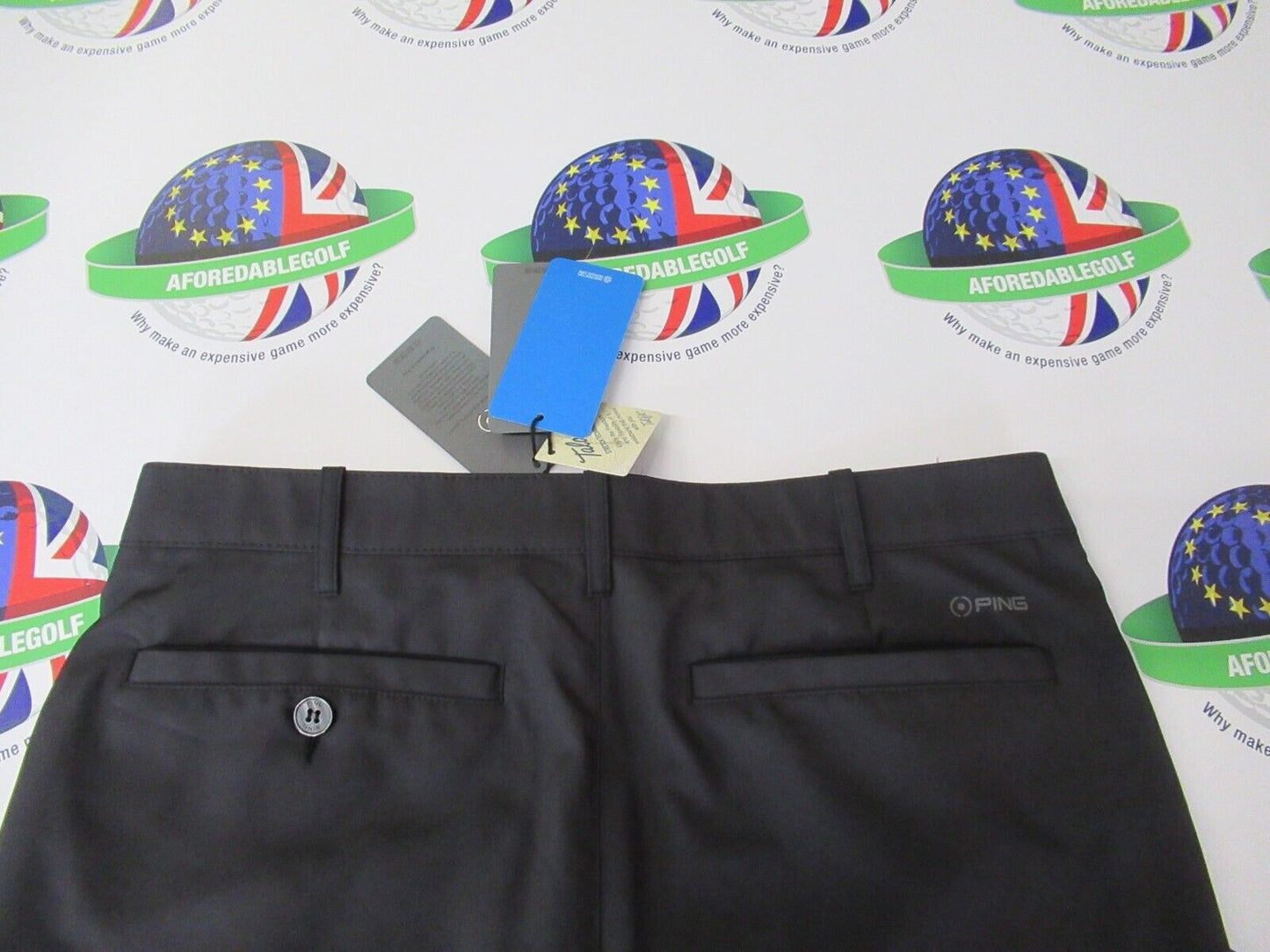 ping bradley black golf trousers waist 32" x leg 31"