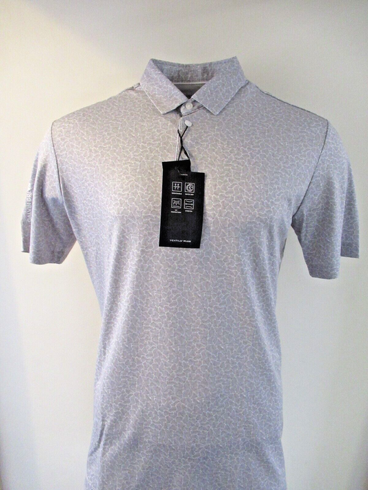 galvin green mani ventil8 plus polo shirt cool grey uk size large