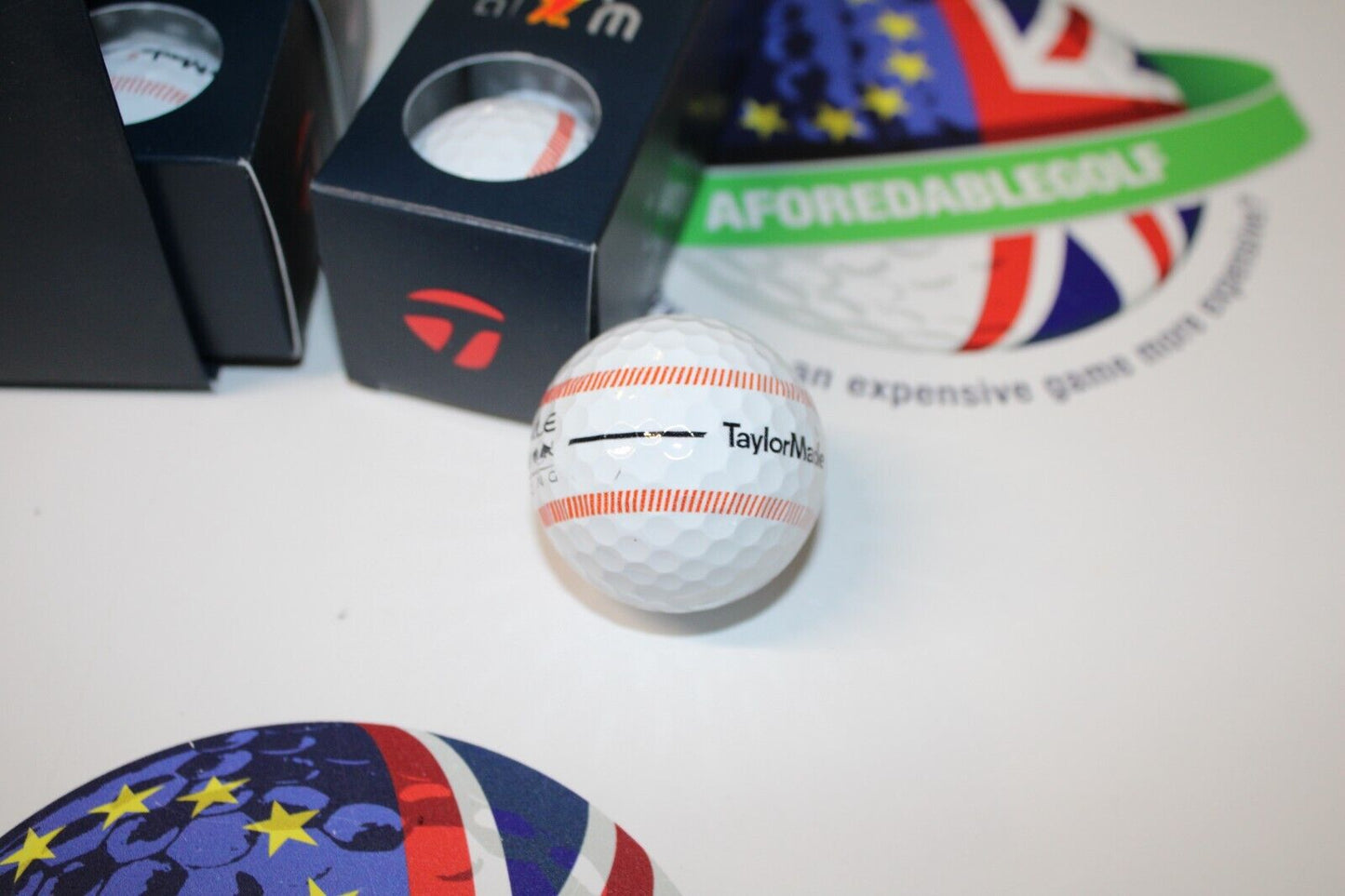 new 12 taylormade limited edition tp5 x pix oracle red bull racing golf balls