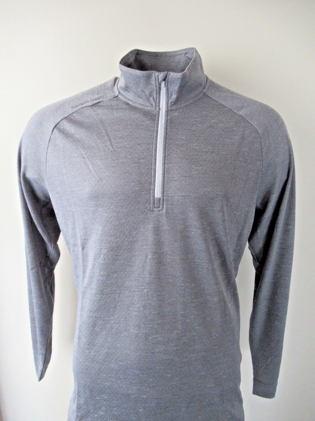 galvin green dion insula 1/2 zip pullover grey melange uk size xxl