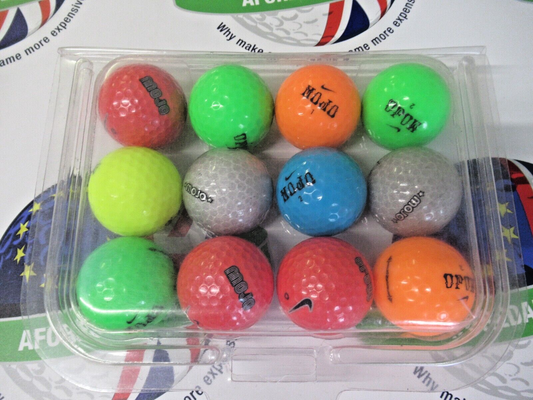 12 nike mojo disco mojo golf balls pearl/pearl 1 grade