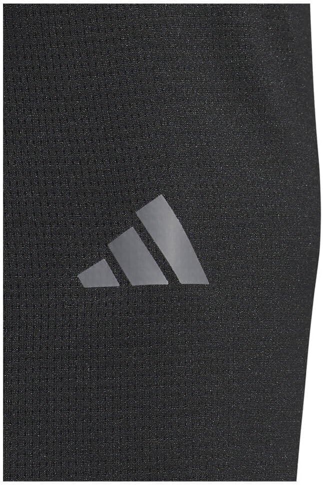 adidas core lightweight 1/4 zip sweater black/grey uk size small