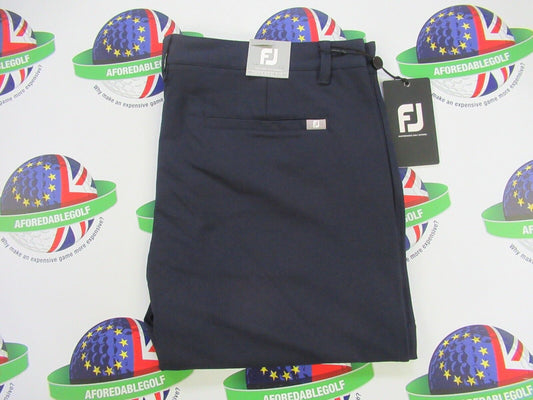 footjoy performance tapered fit trousers navy waist 34" x leg 32"