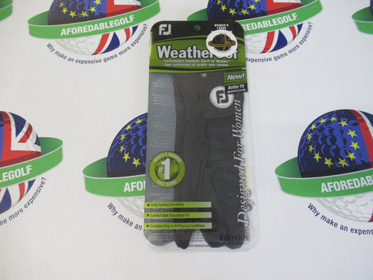 footjoy ladies weathersof left handed golf glove for a right handed golfer large