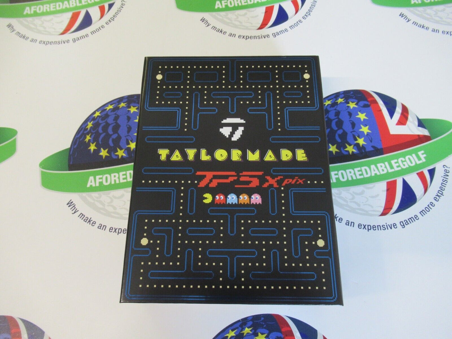 new 12 taylormade vault limited edition tp5 x pix pacman golf balls