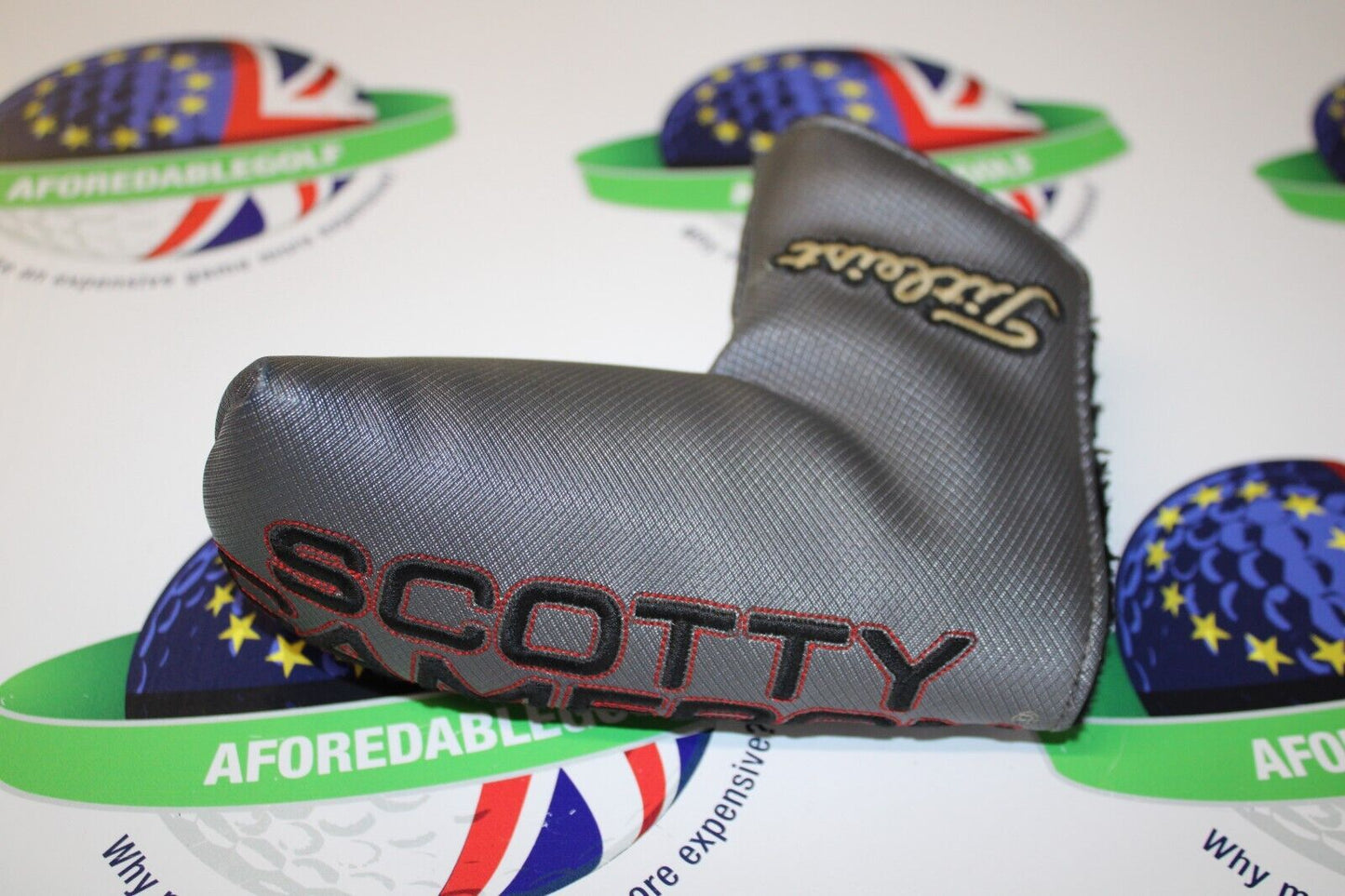 used scotty cameron grey/silver blade putter cover