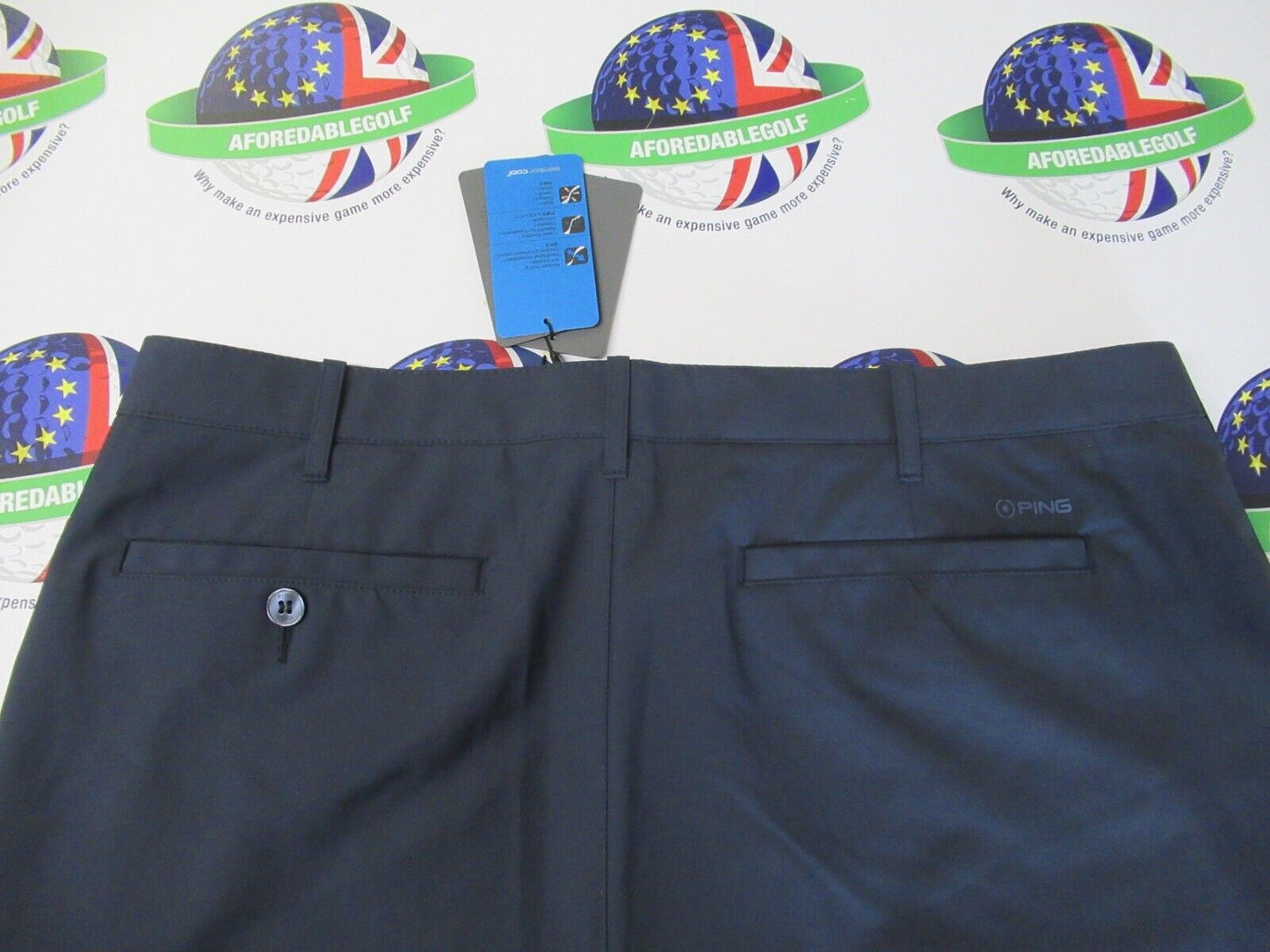 ping bradley navy golf trousers waist 38" x leg 31"