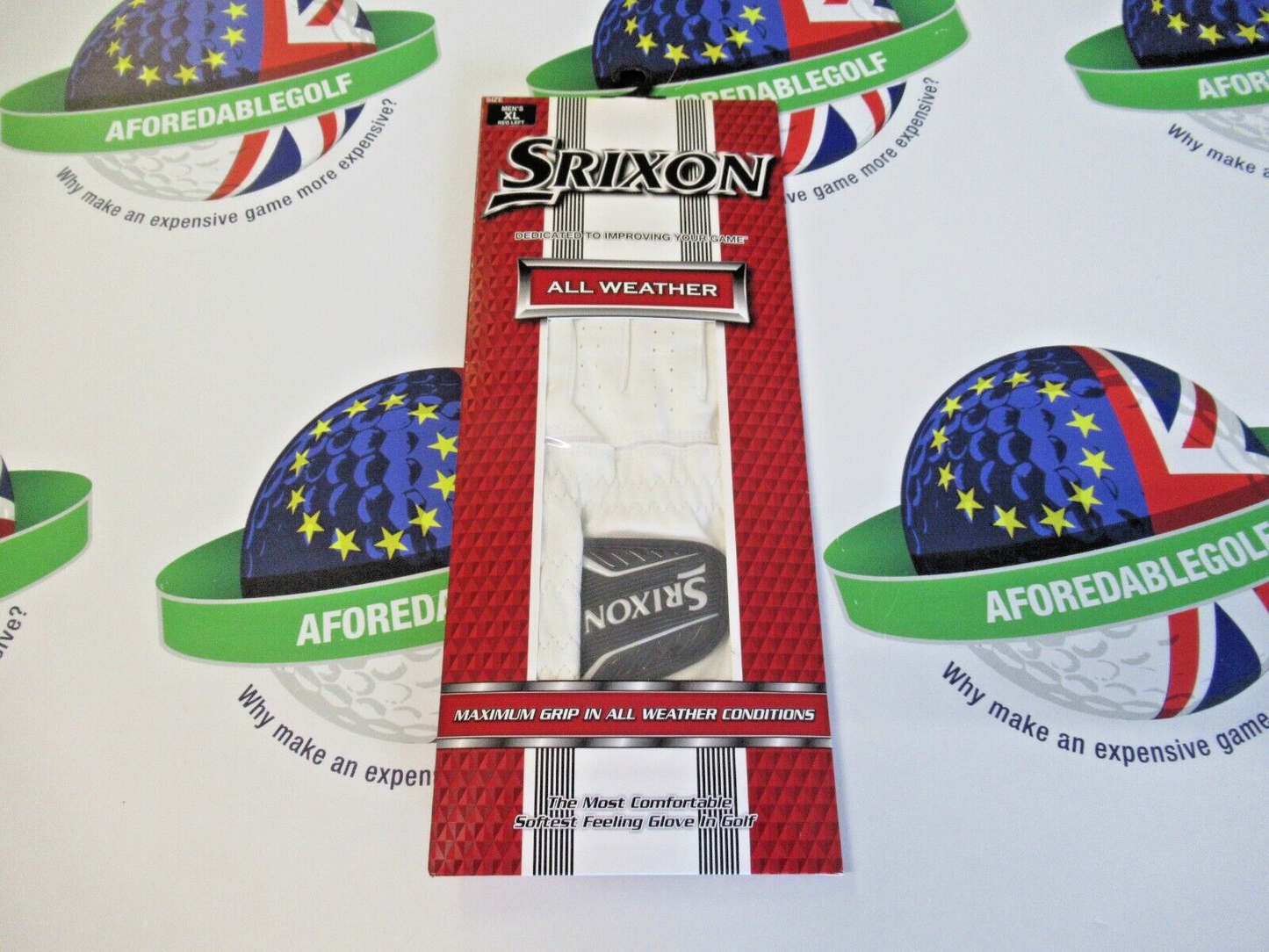 srixon all weather left hand golf glove size xl