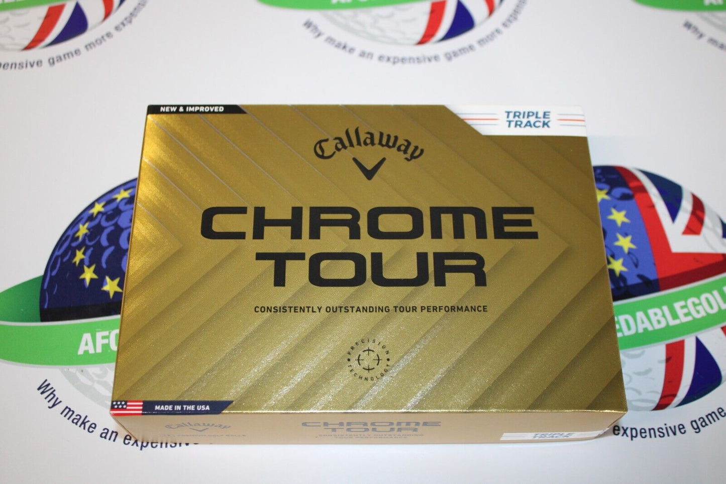 new 12 callaway chrome tour triple track golf balls