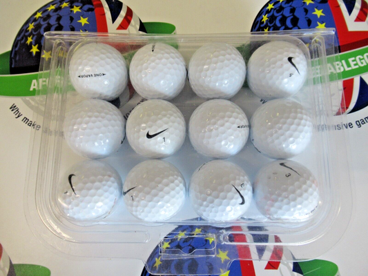 12 nike one vapor golf balls pearl/pearl 1 grade