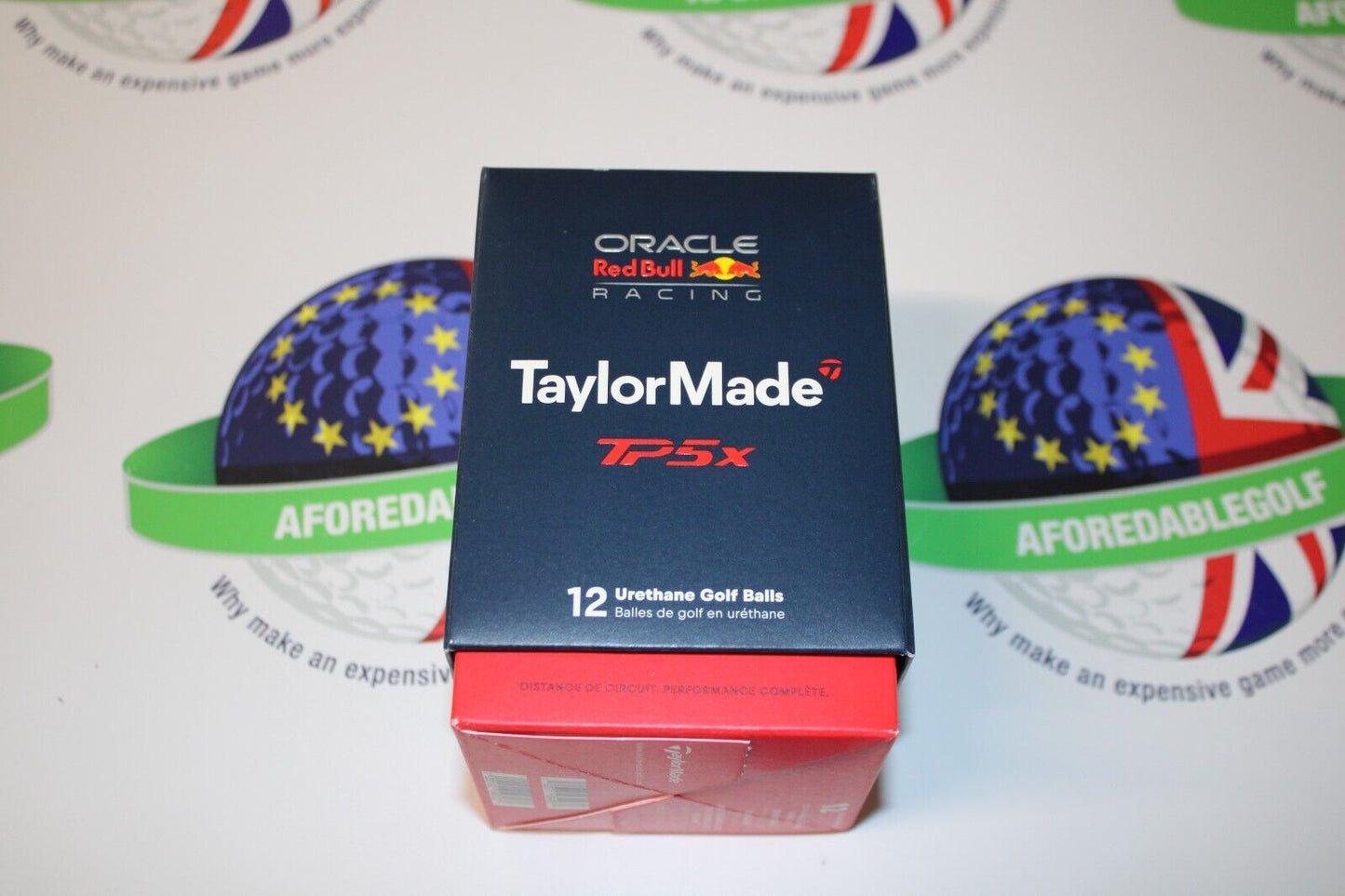 new 12 taylormade limited edition tp5 x pix oracle red bull racing golf balls