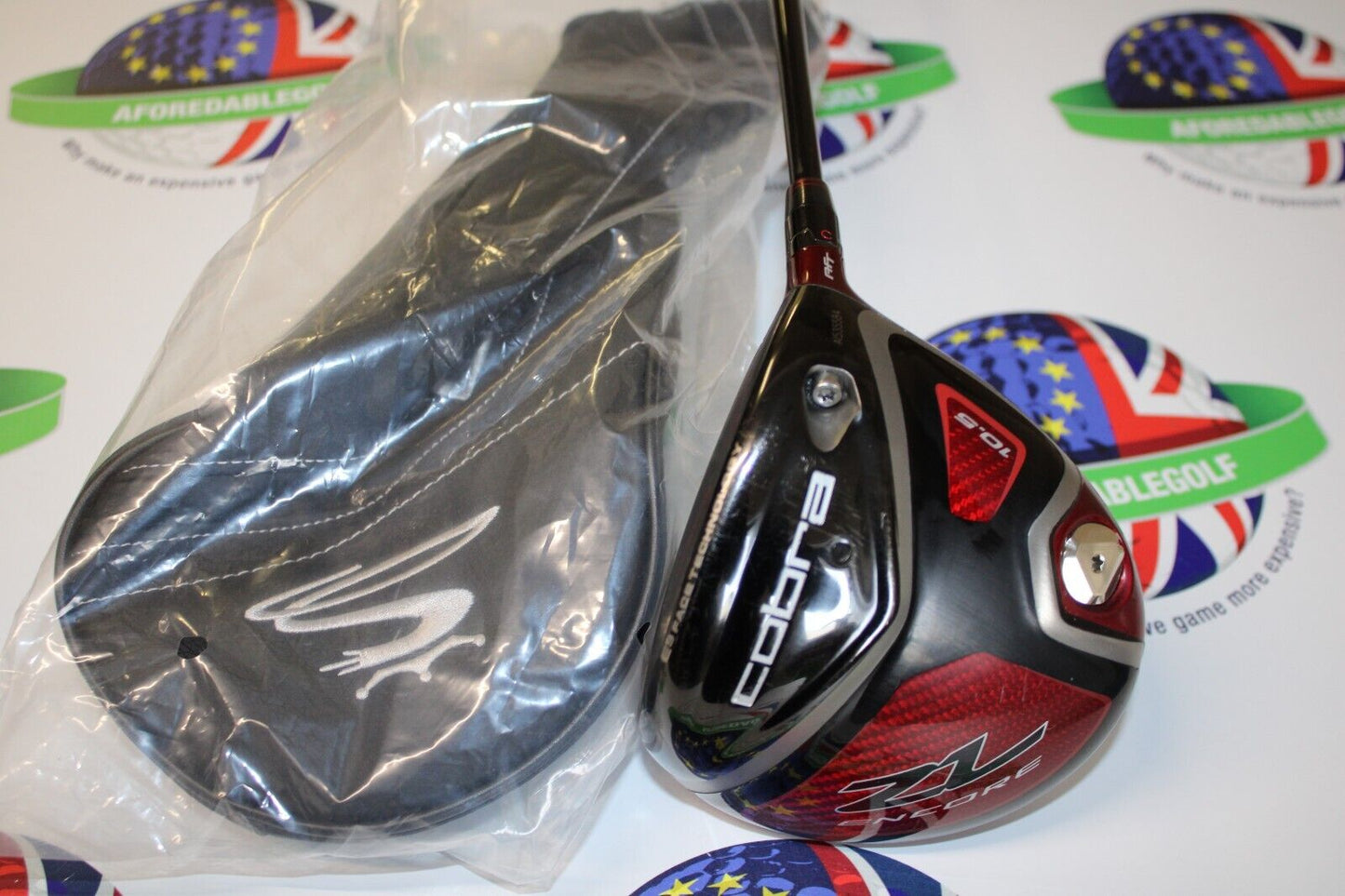 used cobra zl encore 10.5 degree driver fujikura motore f3 55g graphite regular