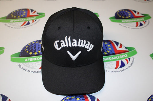 callaway tour authentic flex fit fitted black cap paradym apex odyssey small