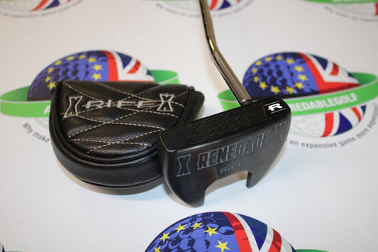 used rife renegade x 34" putter & head cover