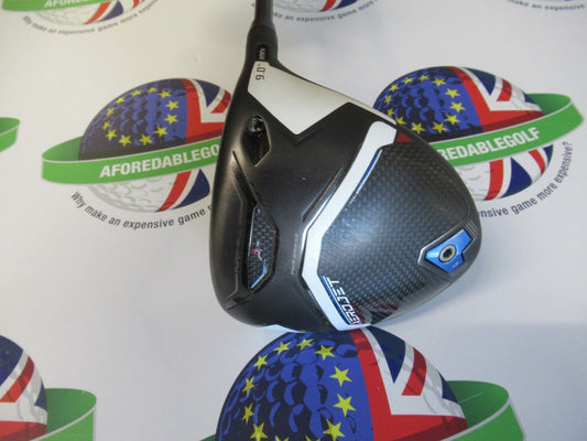 used cobra aerojet 9 degree driver hzrdus smoke rdx 60g 6.5 hexcel shaft x-flex