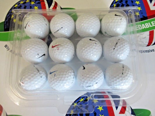 12 nike 20xi-x golf balls pearl/pearl 1 grade