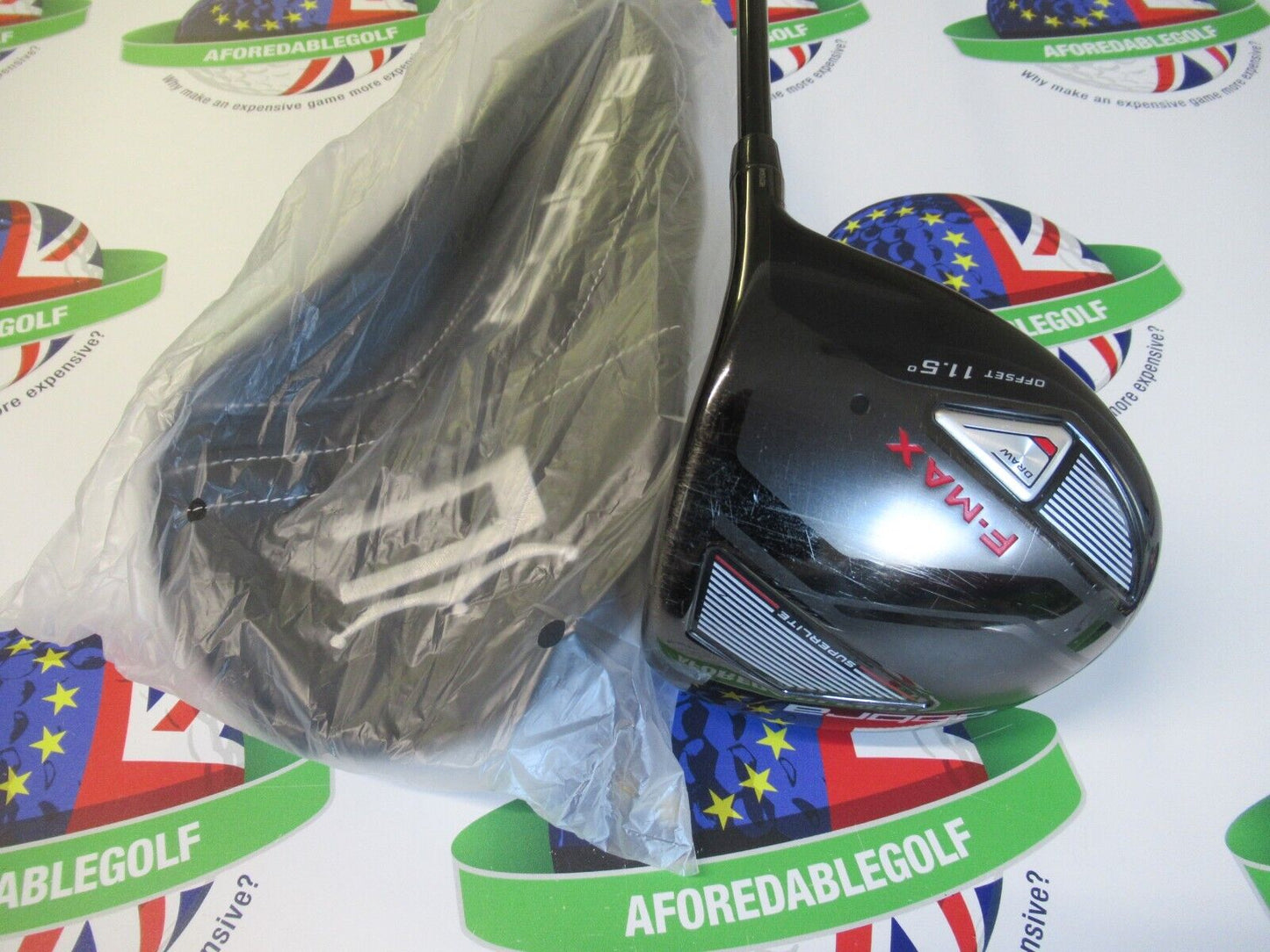 used cobra f-max superlite draw offset 11.5 degree driver 45g graphite lite flex