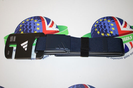 adidas golf navy reversible web belt cut to size