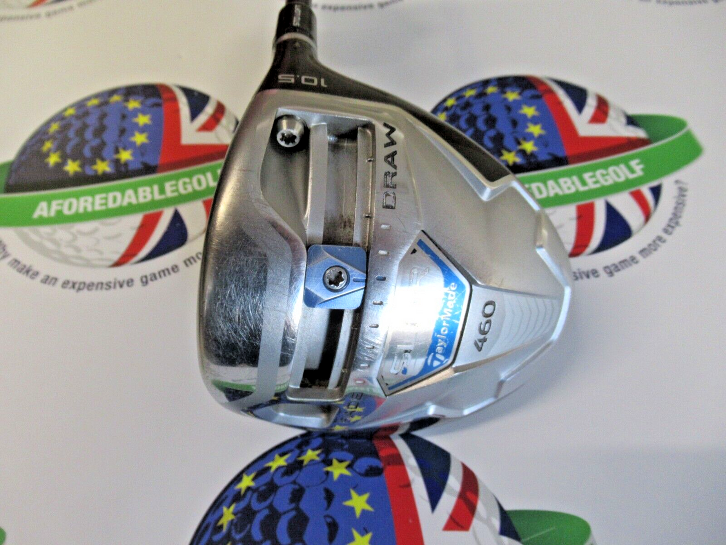 used taylormade sldr 460 10.5 degree driver fujikura speeder 57 graphite m flex