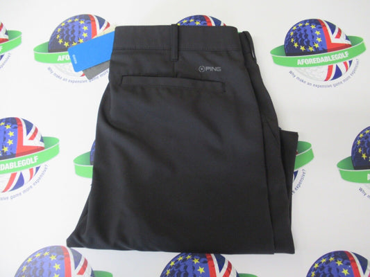 ping bradley black golf trousers waist 32" x leg 31"