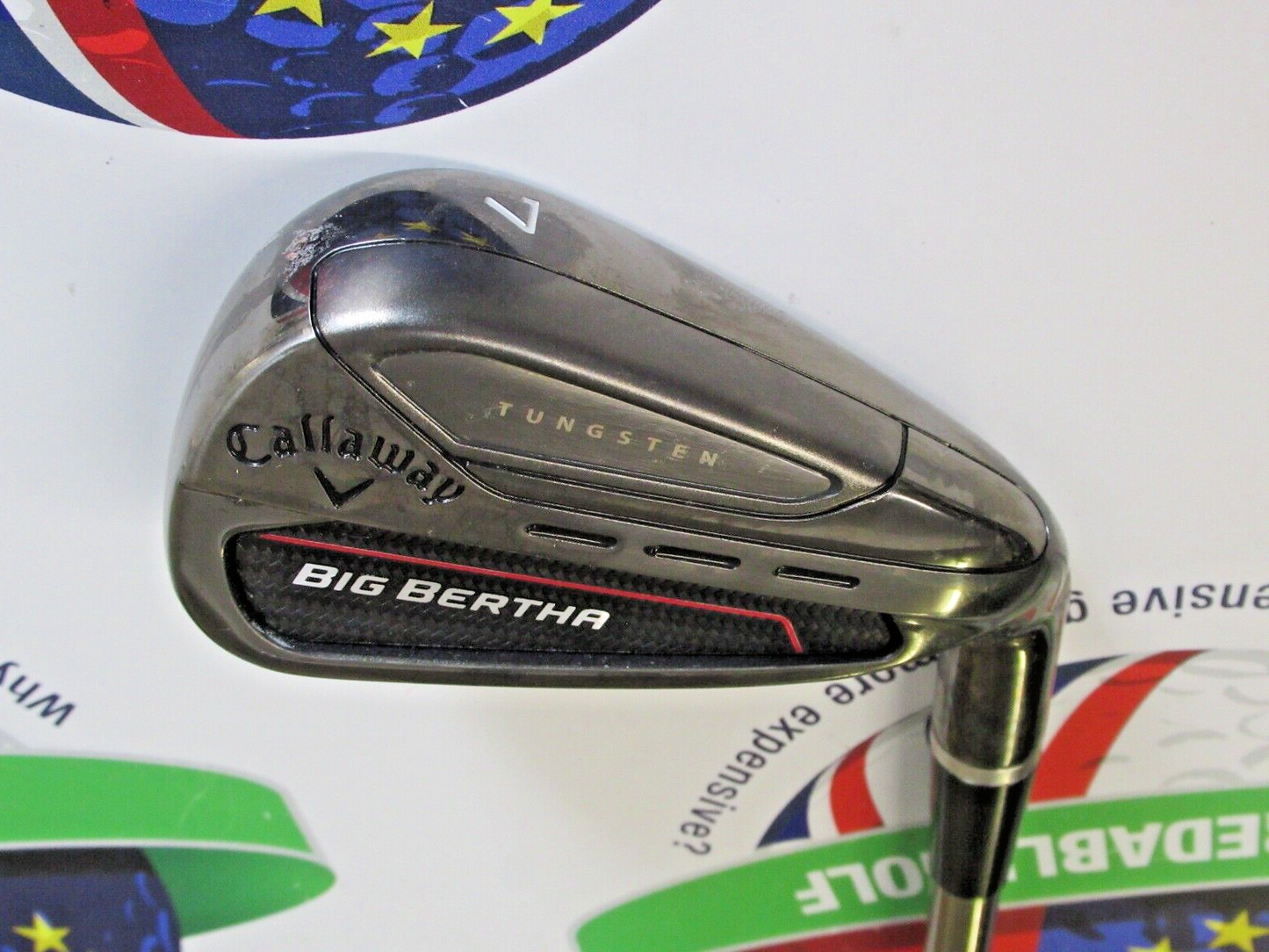 new callaway big bertha 23 demo 7 iron rch 65g graphite shaft regular flex