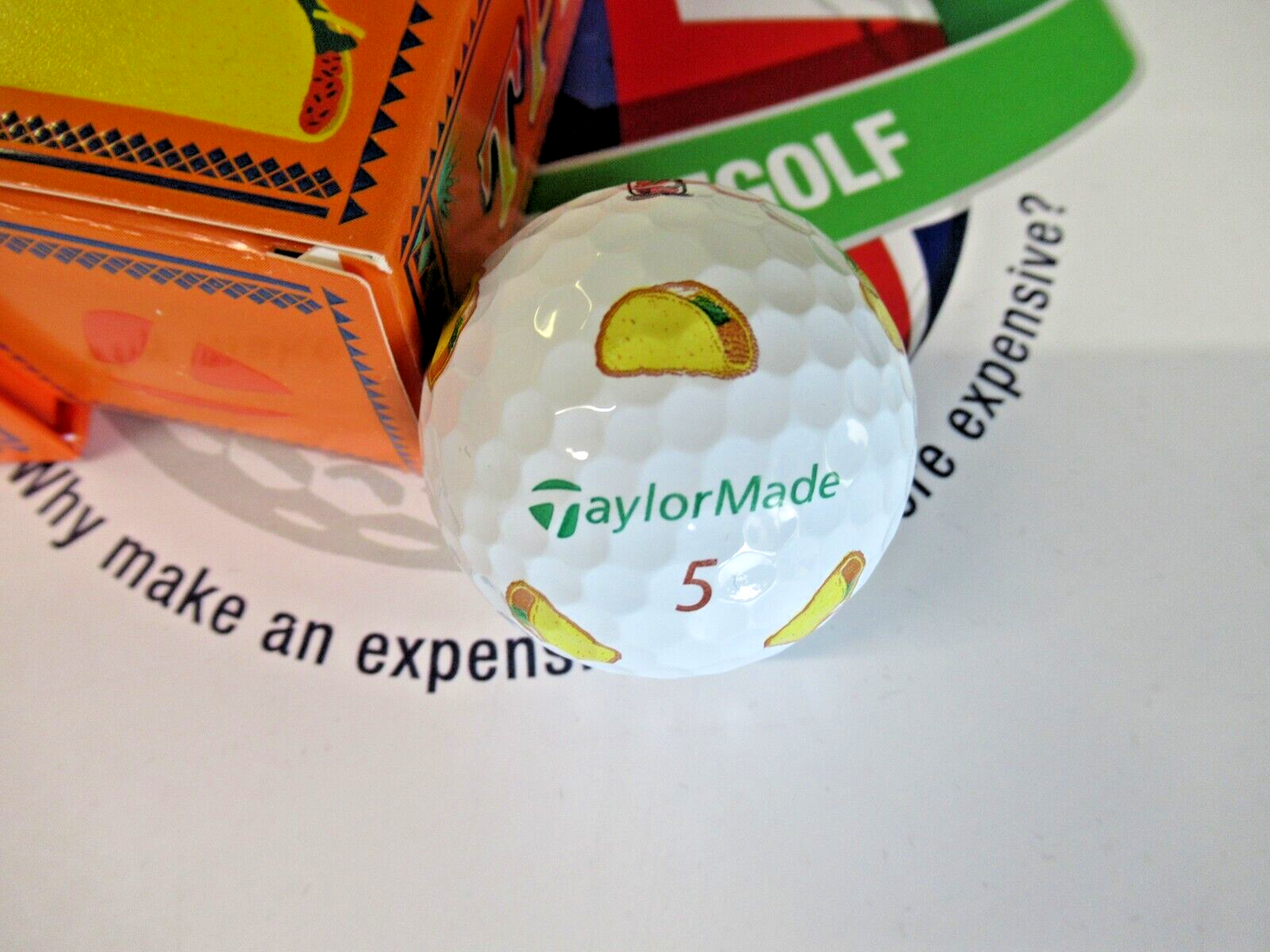 new 12 taylormade vault limited edition tp5 x pix taco golf balls