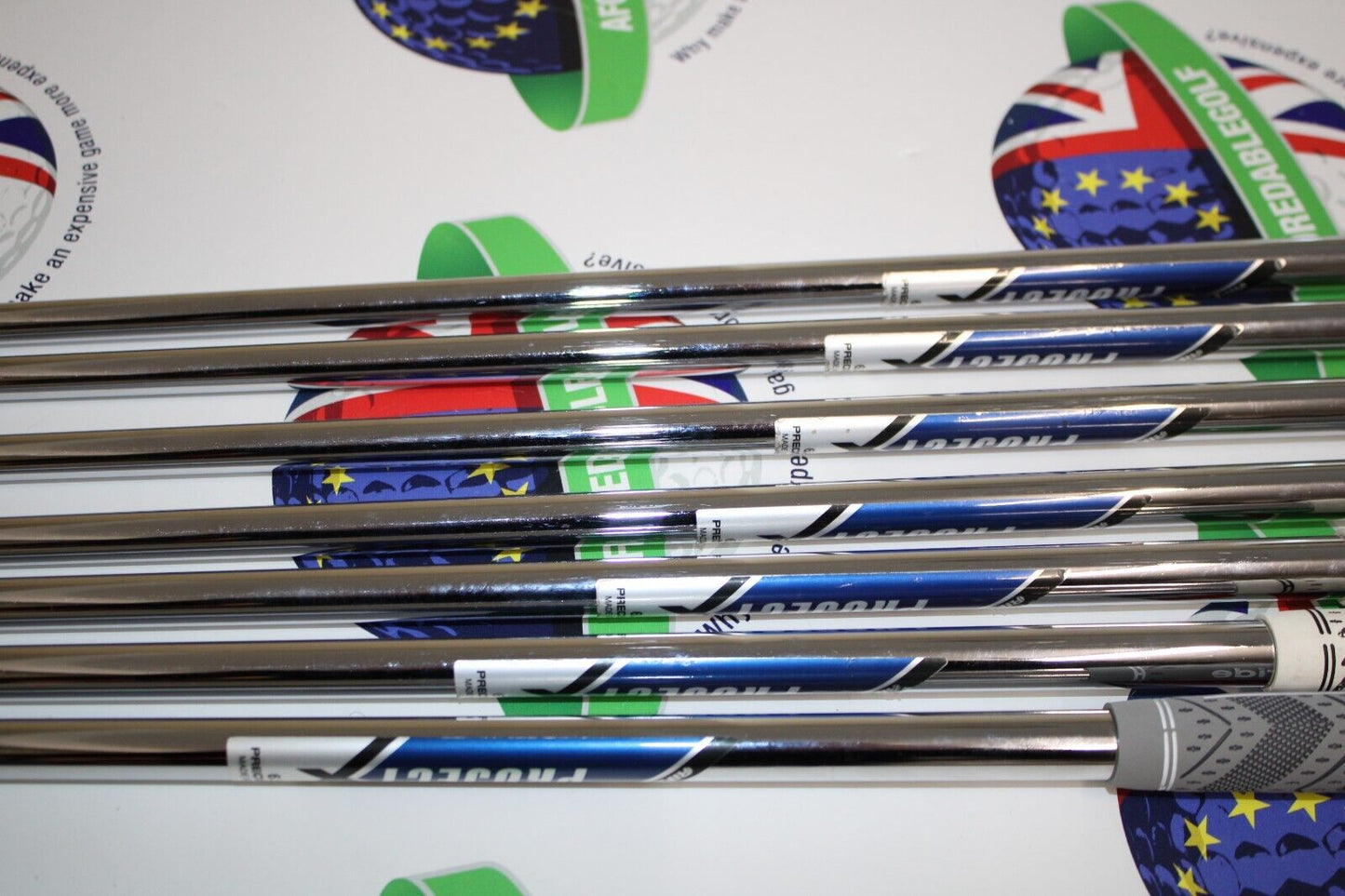 used mizuno jpx 919 tour forged iron set 4-pw project x 6.5 steel shafts x-flex