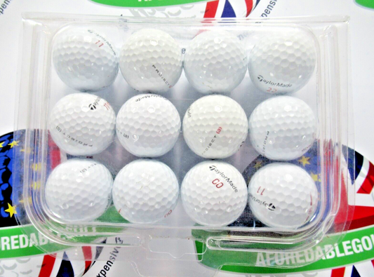 12 taylormade project a white golf balls pearl/pearl 1 grade