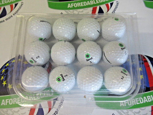 12 seed mixed tour golf balls pearl/pearl 1 grade