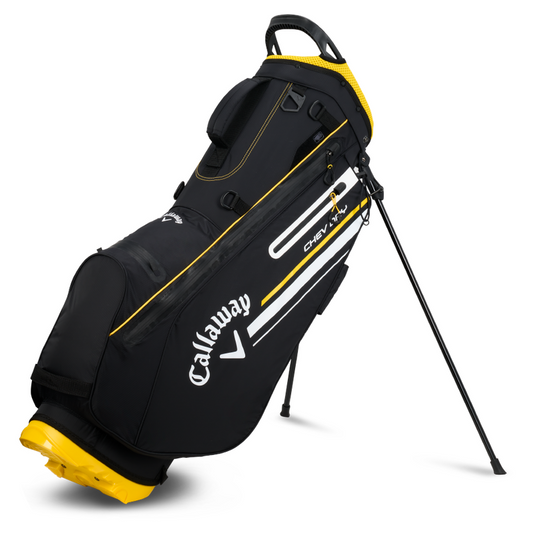 new callaway chev dry black/golden rod stand bag