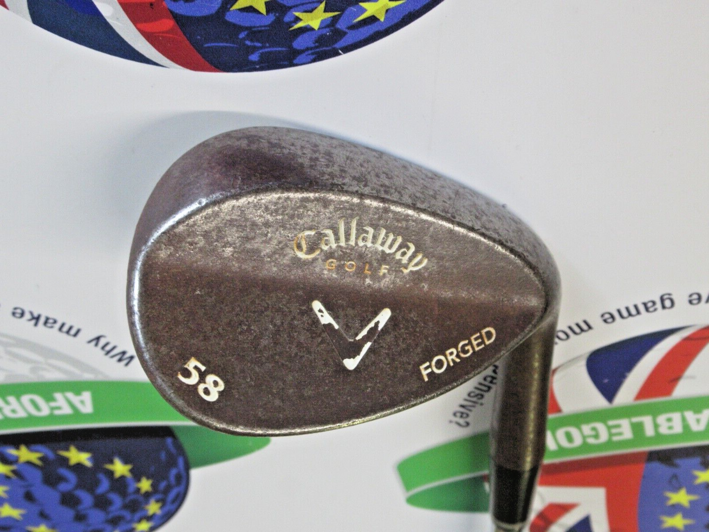 used callaway golf v forged 58 degree lob wedge true temper steel wedge flex