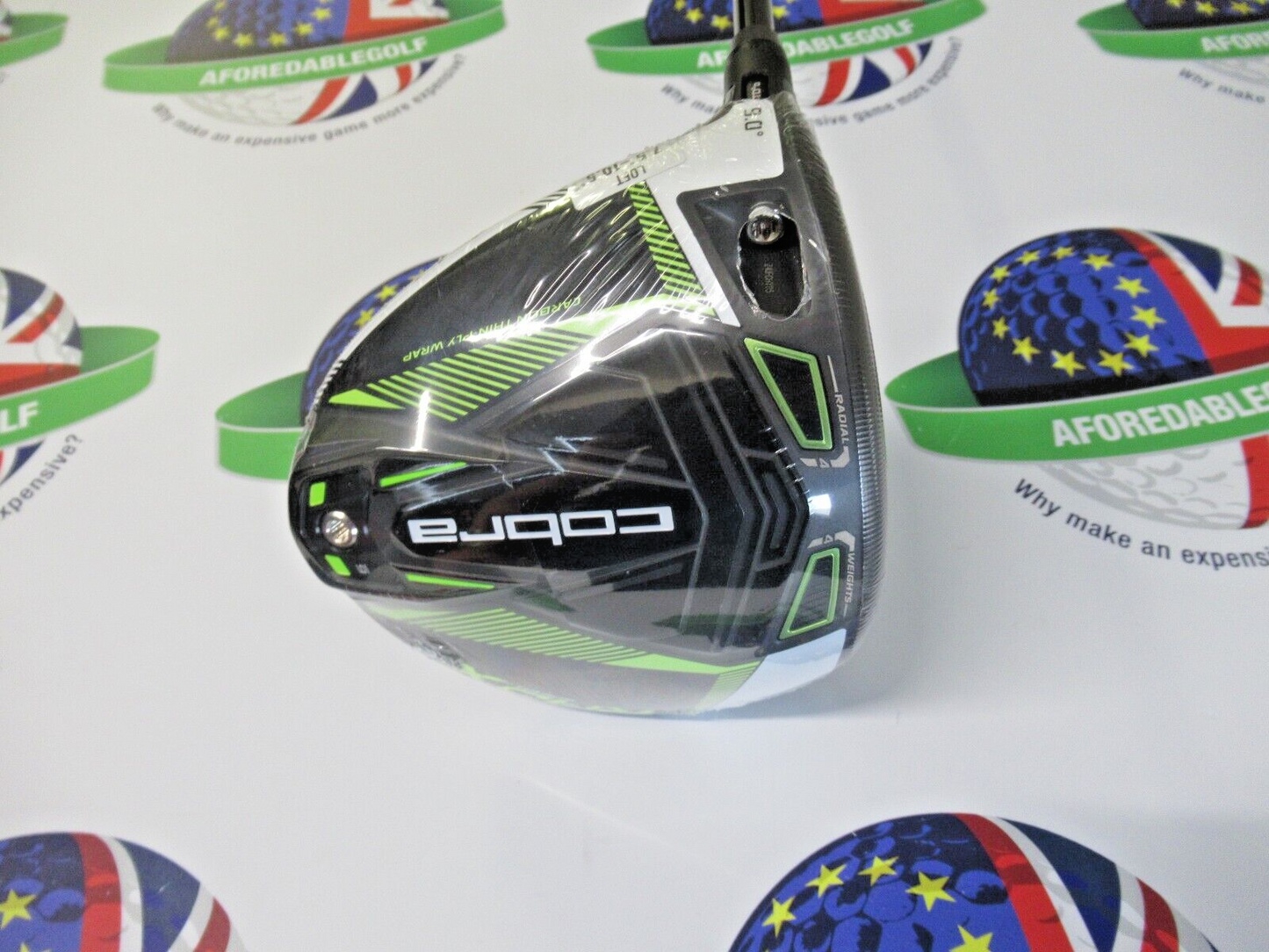 new cobra left hand rad speed xb 9 degree driver hzrdus rdx smoke 6.5 60g x flex