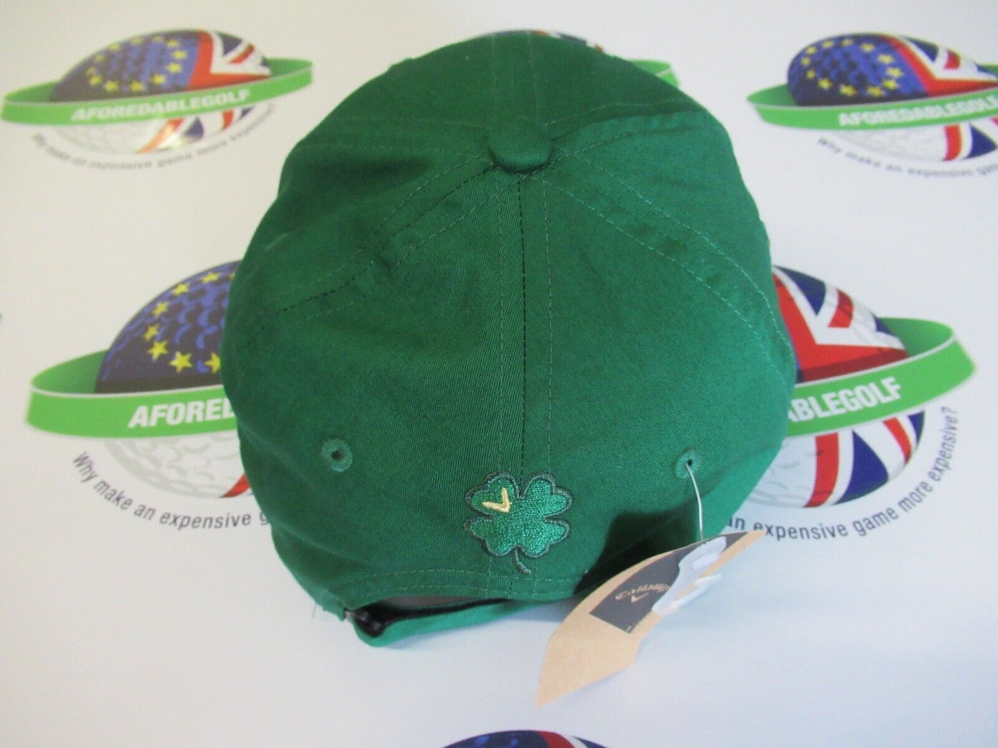 callaway limited edition heritage twill lucky green adjustable golf cap