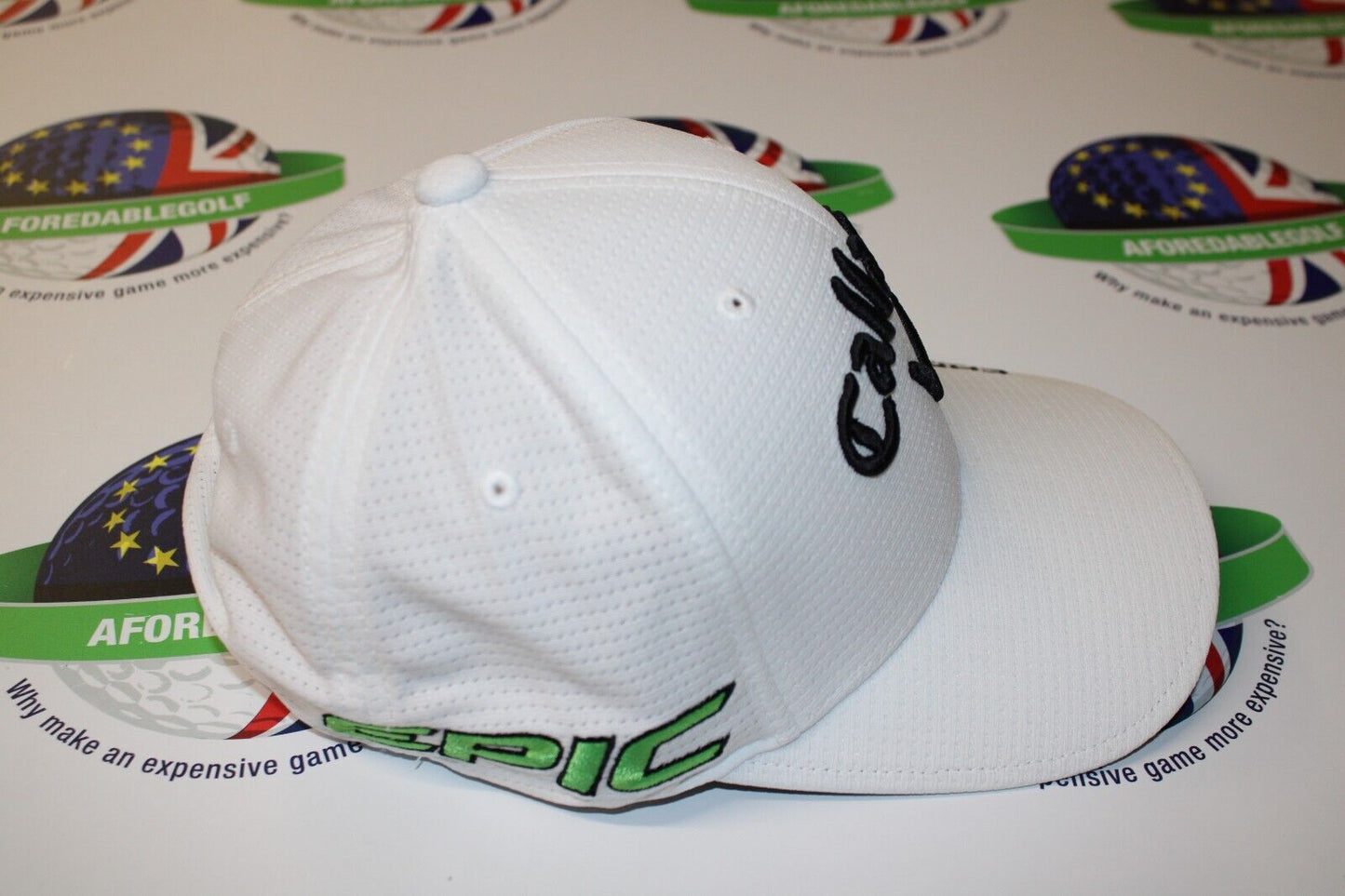 callaway tour authentic flex fit fitted white cap epic apex small/medium