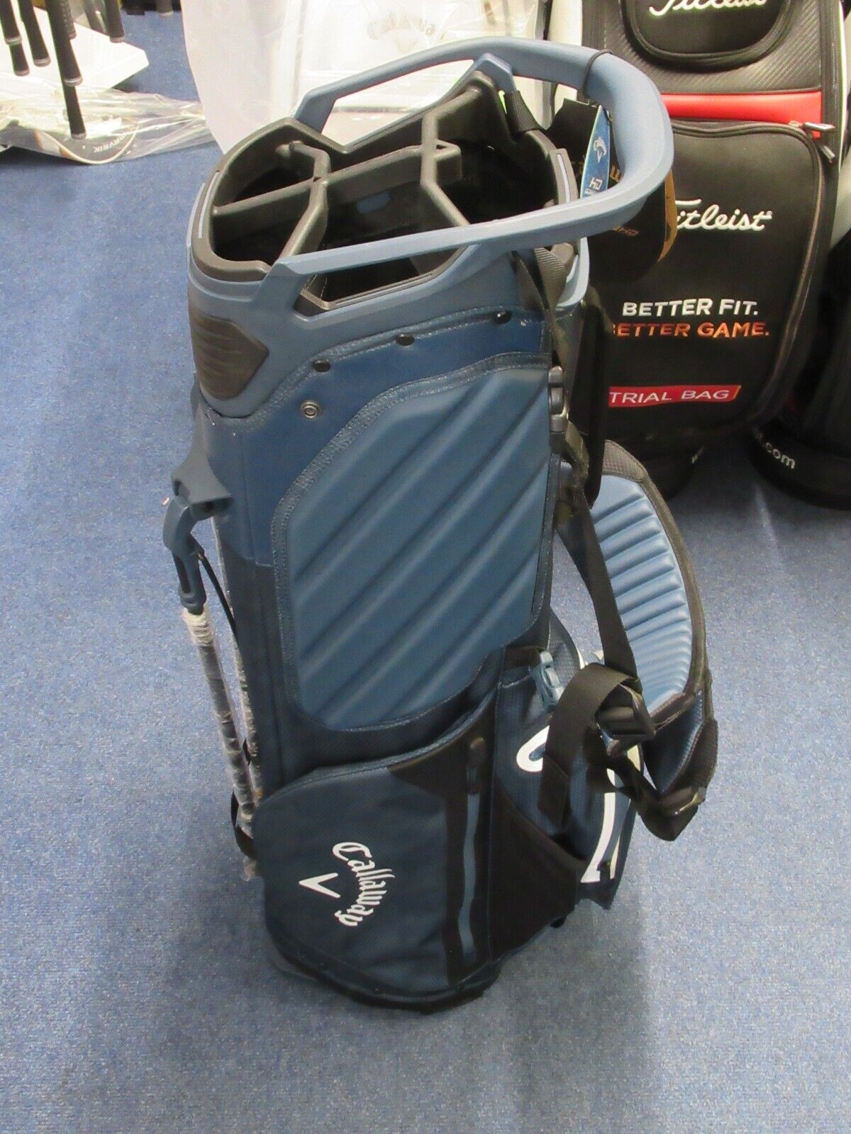 new callaway golf fairway + hyper dry waterproof stand bag navy