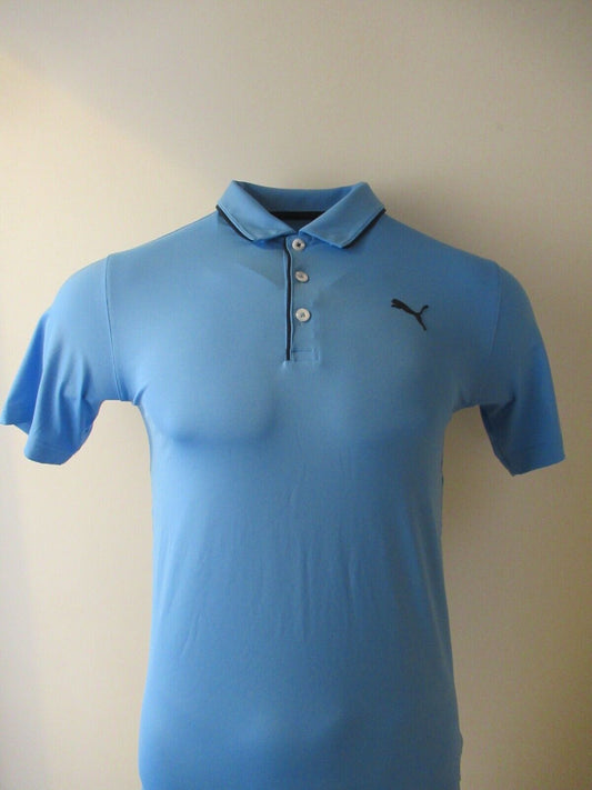 puma mattr bridges polo shirt regal blue uk size small