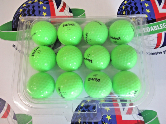 12 volvik power soft green golf balls pearl/pearl 1 grade