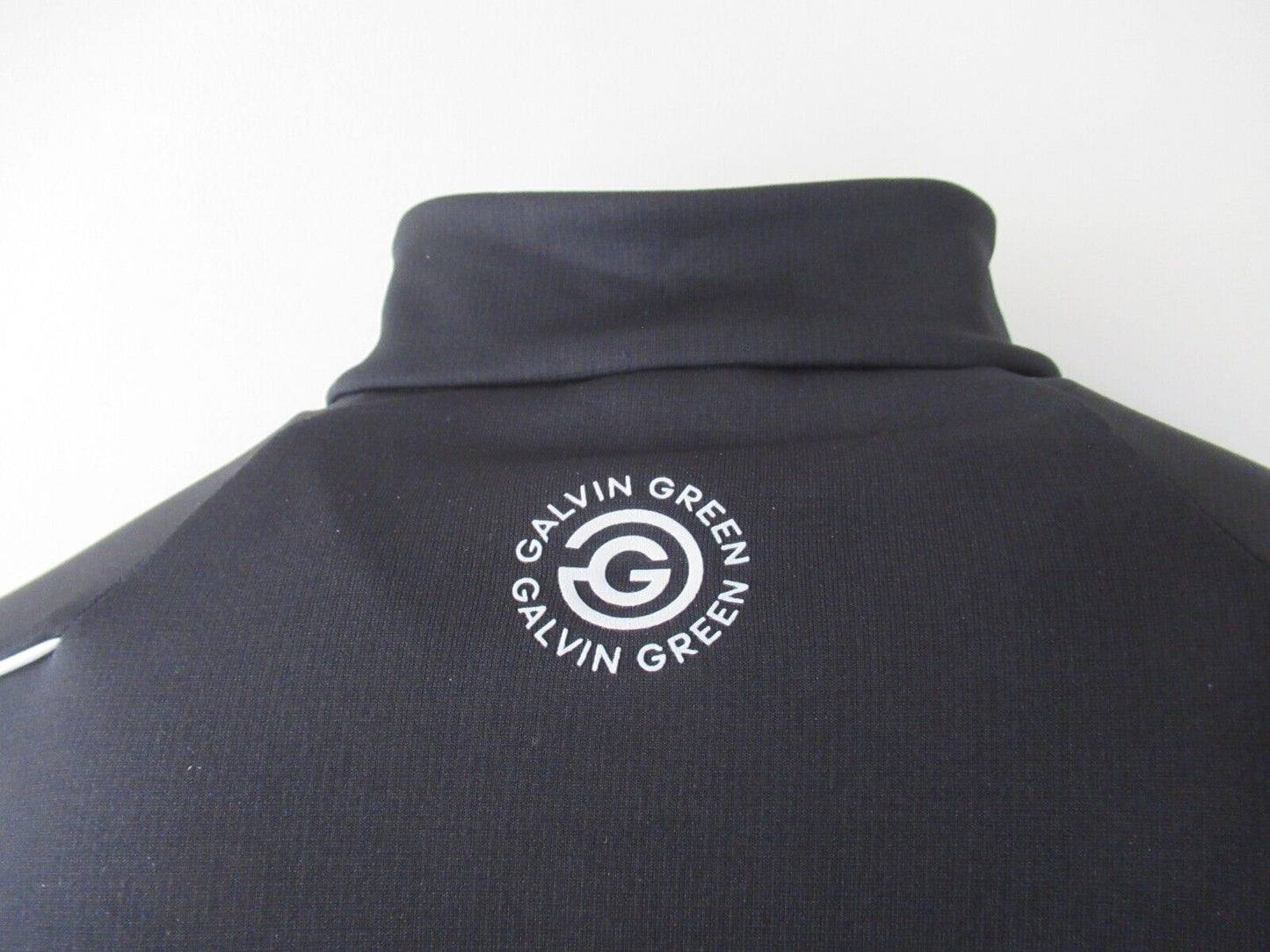 galvin green dave insula 1/2 zip pullover black/white uk size xl