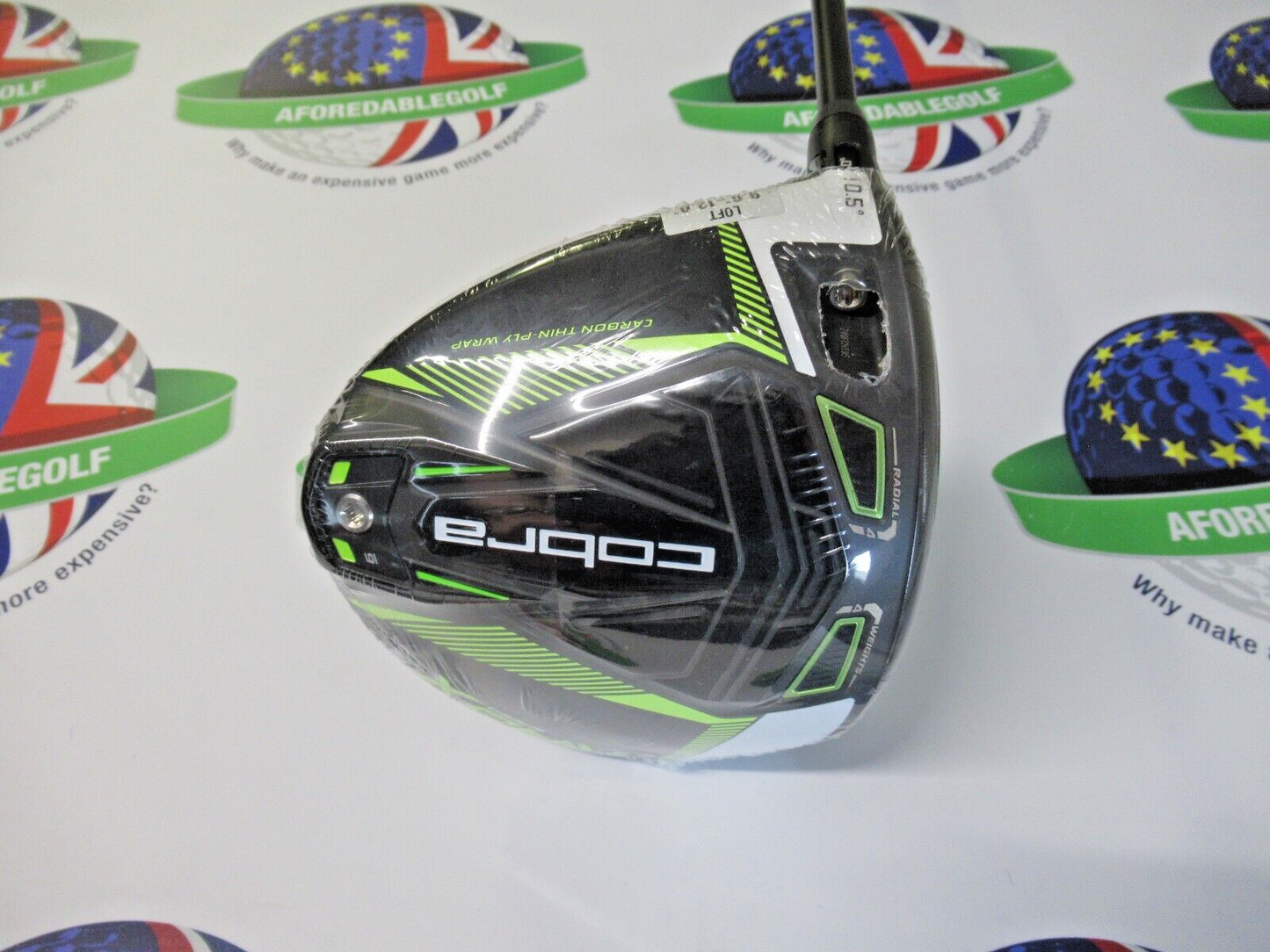 new cobra left hand rad speed xb 10.5 degree driver helium 4f2 shaft senior flex