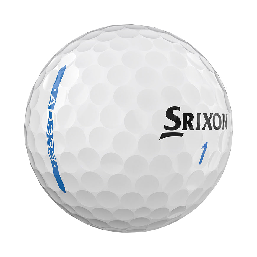 1 Dozen Srixon AD333 Pure White 2024 Golf Balls