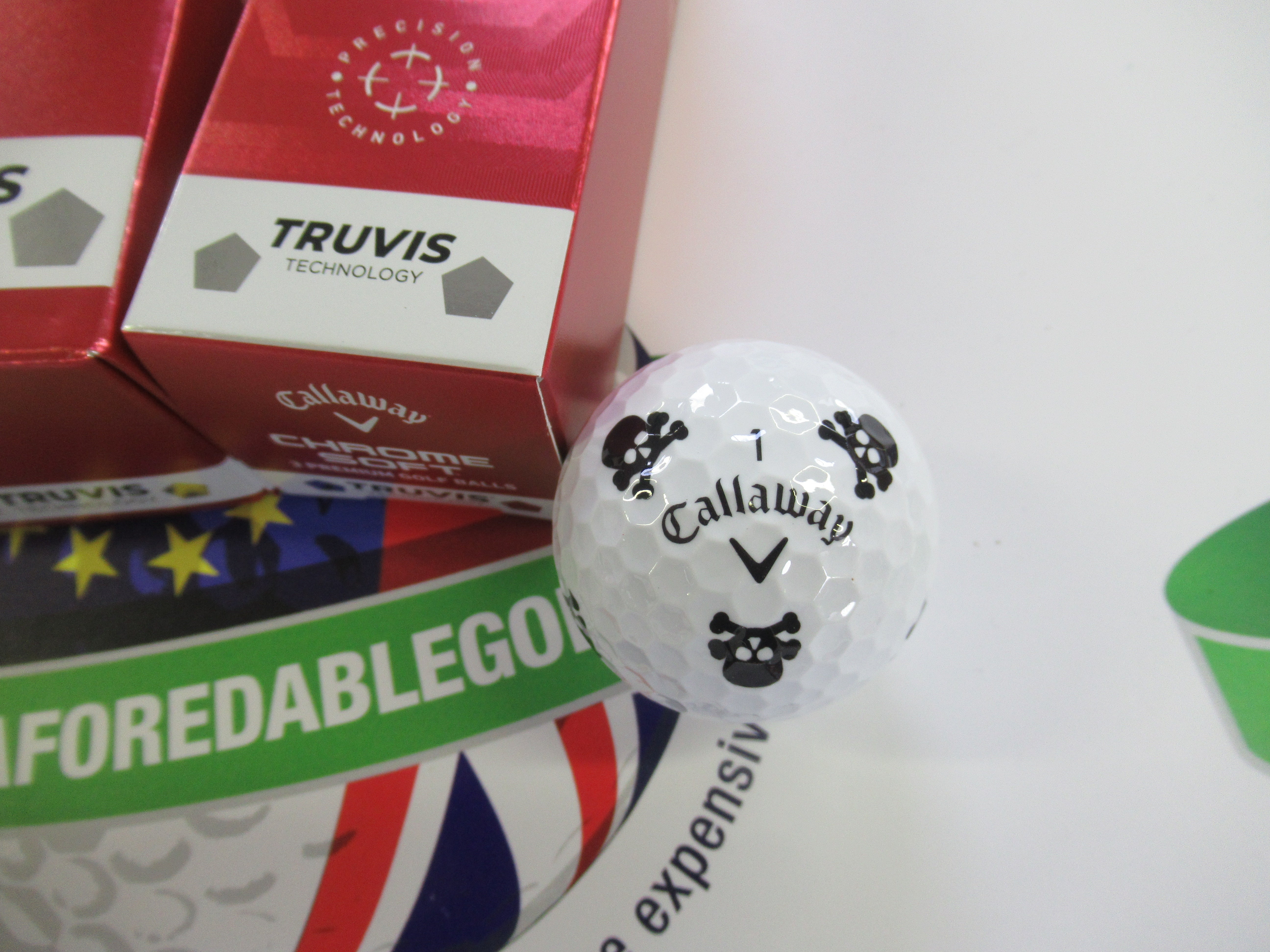 12 New Callaway Chrome Soft Truvis Golf hotsell Balls