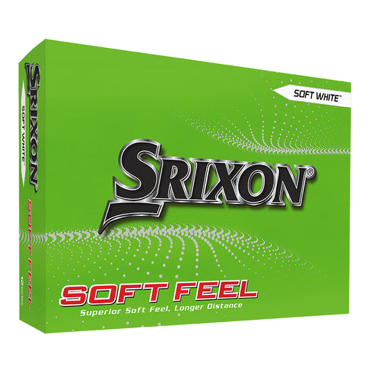 12 Srixon Soft Feel White 2024 Golf Balls