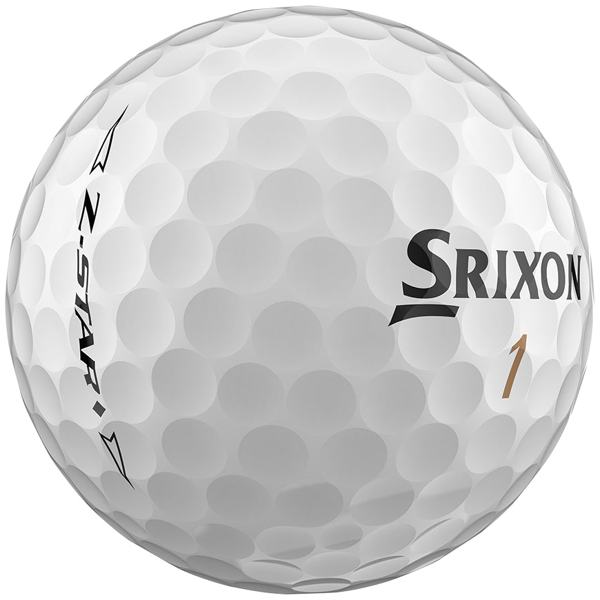 1 Dozen Srixon Z-Star Diamond Pure White 2024 Golf Balls