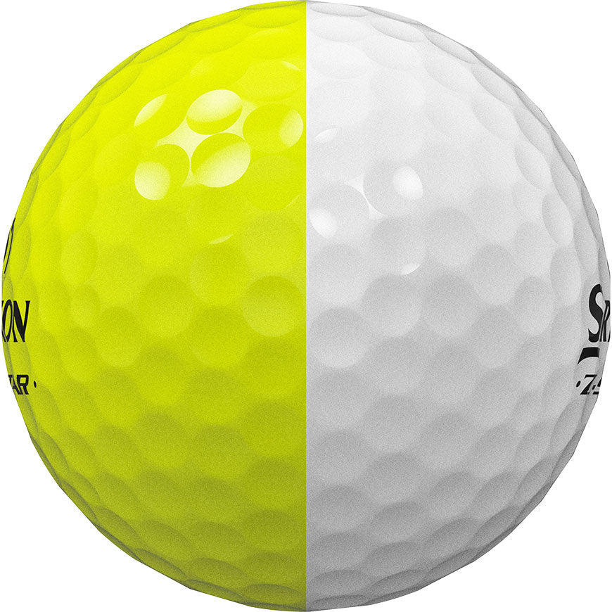 1 Dozen Srixon Z-Star Tour Divide Yellow/White 2024 Golf Balls