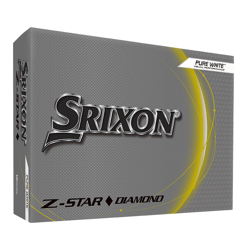 1 Dozen Srixon Z-Star Diamond Pure White 2024 Golf Balls