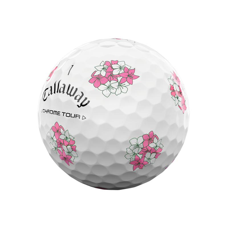 new 12 callaway chrome tour truvis limited edition masters 2024 golf balls