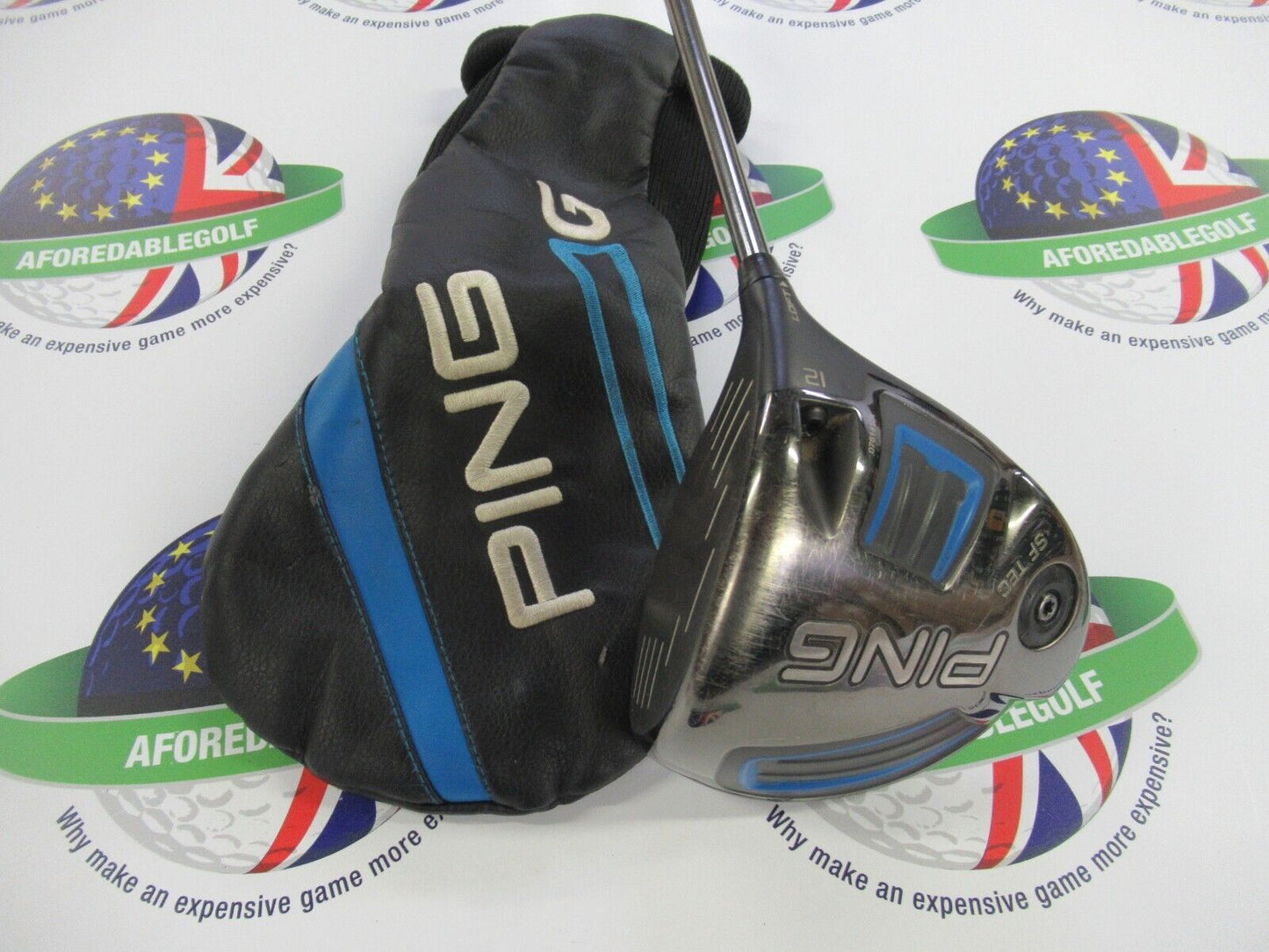 used ping g series sf tec 12 degree driver ping tour 65g graphite shaft regular flex