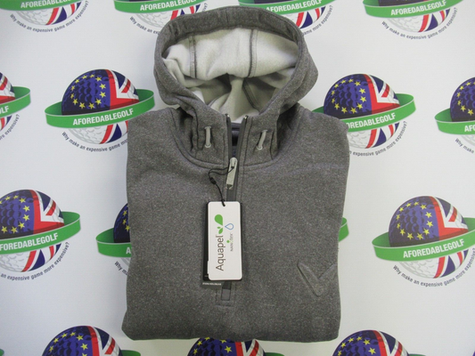 Callaway Aquapel Technical Hoodie Quiet Shade Heather Grey Uk Size Small